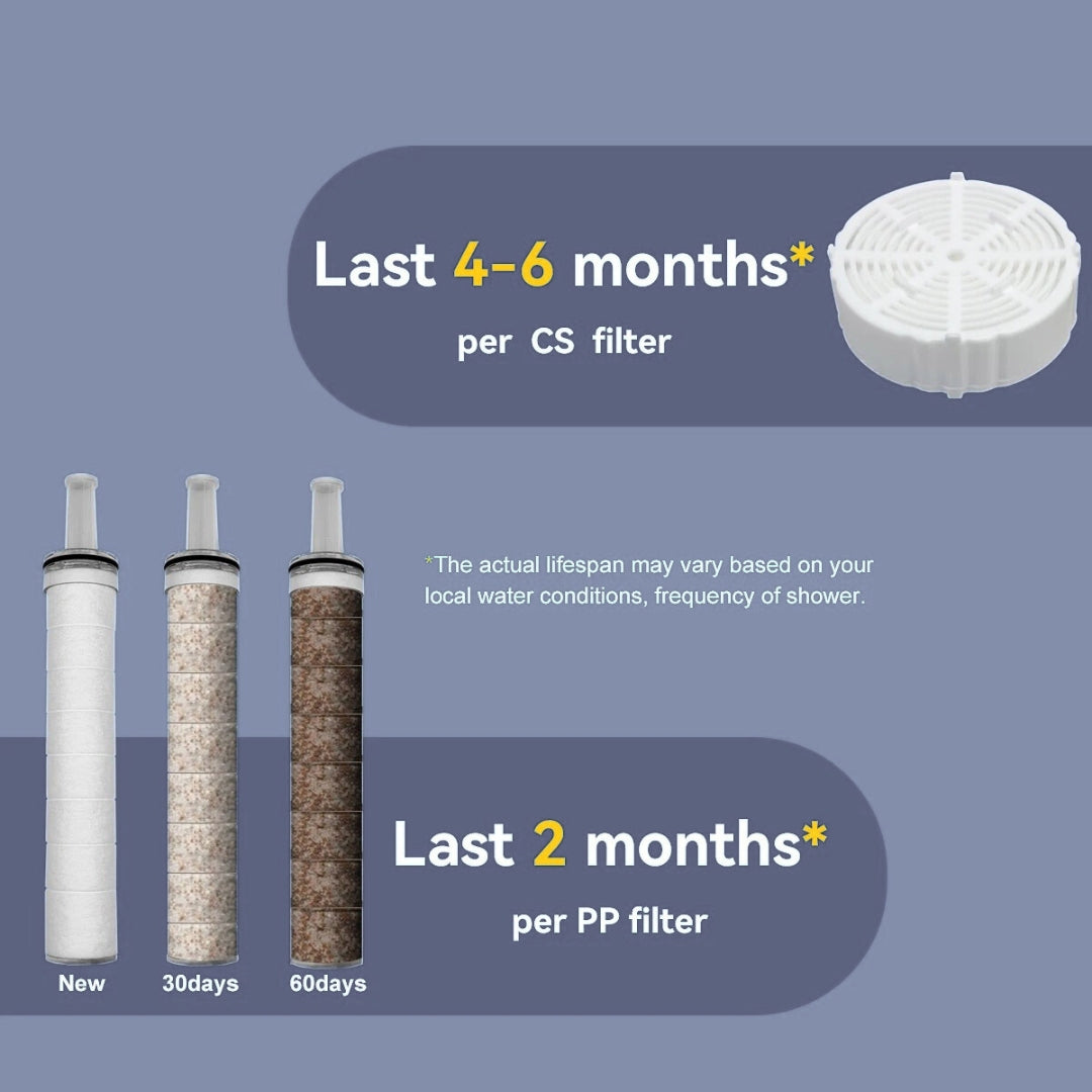 SpaVita™ Water Filter Shower