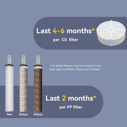 SpaVita™ Water Filter Shower